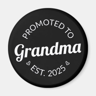Promoted To Grandma Est. 2025 I Magnet