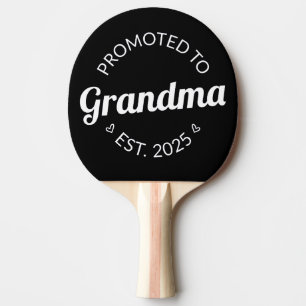 Promoted To Grandma Est. 2025 I Ping Pong Paddle