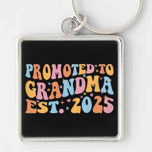 Promoted To Grandma Est. 2025 III Key Ring