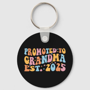 Promoted To Grandma Est. 2025 III Key Ring