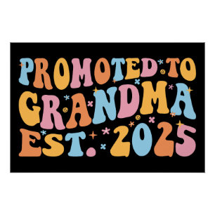 Promoted To Grandma Est. 2025 III Poster
