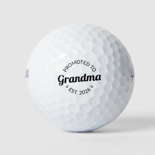 Promoted To Grandma Est. 2026 I Golf Balls