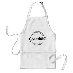 Promoted To Grandma Est. 2026 I Standard Apron