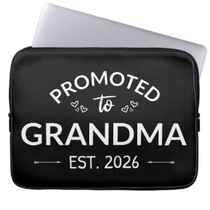 Promoted To Grandma Est. 2026 II Laptop Sleeve