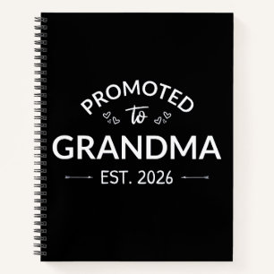 Promoted To Grandma Est. 2026 II Notebook