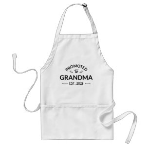 Promoted To Grandma Est. 2026 II Standard Apron