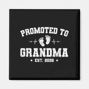 Promoted To Grandma Est 2026 Pregnancy Announcemen Magnet