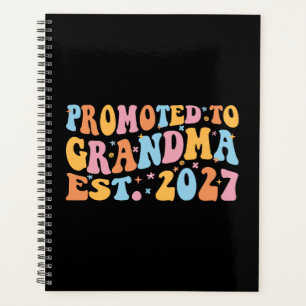 Promoted To Grandma Est 2027 New Nana Planner