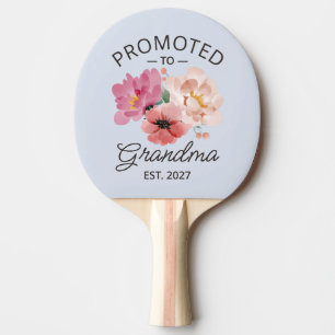 Promoted To Grandma Est 2027 New Nana VI Ping Pong Paddle