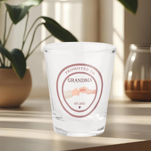 Promoted to Grandma Est. 20XX Shot Glass