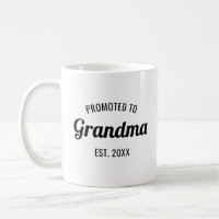 Promoted to Grandma Est. Year Personalised