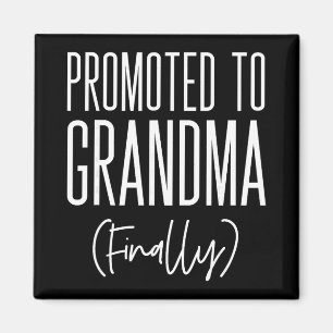 Promoted To Grandma Finally First Time Grandma New Magnet