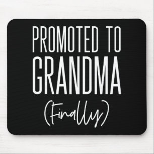 Promoted To Grandma Finally First Time Grandma New Mouse Mat