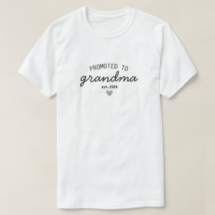 Promoted To Grandma, Gift For New Grandma 2026 T-Shirt