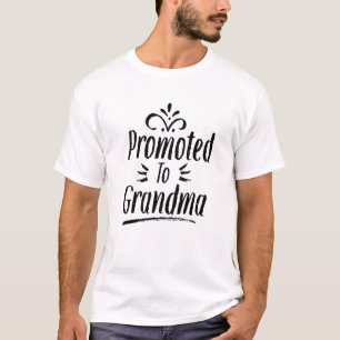 Promoted To Grandma Nan Grandmother Granny T-Shirt