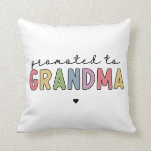 Promoted to Grandma New Grandma to be gifts Cushion