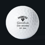 Promoted to Grandma Personalised Baby Name Golf Balls<br><div class="desc">Remember one of life's most important milestones with personalised decorations. This gift will delight friends and family and is sure to be a cherished keepsake for years to come.</div>