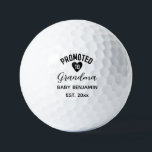 Promoted to Grandma Personalised Baby Name Golf Balls<br><div class="desc">Remember one of life's most important milestones with personalised decorations. This gift will delight friends and family and is sure to be a cherished keepsake for years to come.</div>