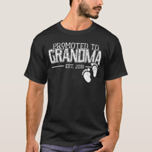 Promoted to Grandma Pregnancy Announcement Gift T-Shirt