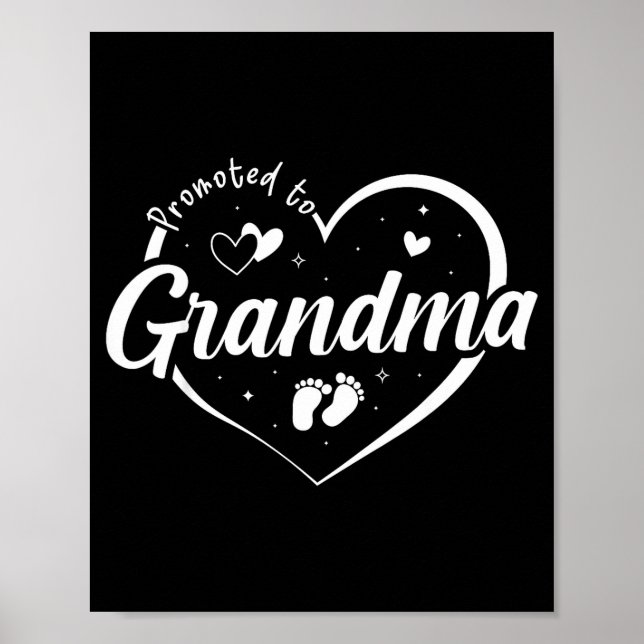 Promoted To Grandma Soon To Be Grandmom New Gigi F Poster (Front)