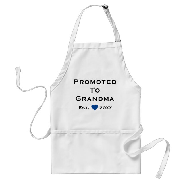 Promoted To Grandma Standard Apron (Front)