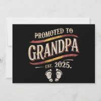 Promoted To Grandpa 2025 Grandpa est 2025