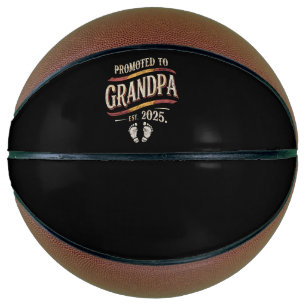 Promoted To Grandpa 2025 Grandpa est 2025  Basketball