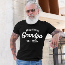 Promoted To Grandpa 2026 New Grandpa Est 2026