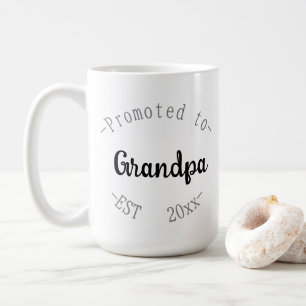 Promoted to Grandpa Coffee Mug
