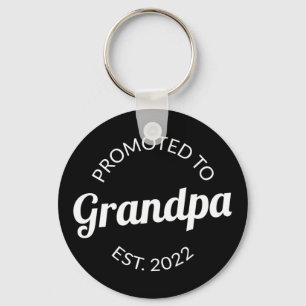 Promoted To Grandpa Est. 2022 I Key Ring