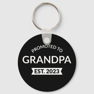 Promoted To Grandpa Est. 2023 II Key Ring