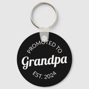 Promoted To Grandpa Est. 2024 I Key Ring