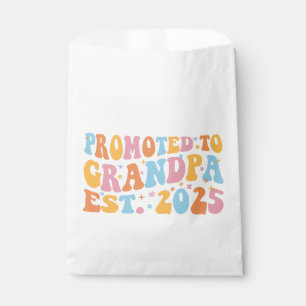 Promoted To Grandpa Est. 2025 III Favour Bags