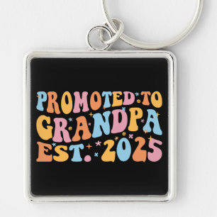 Promoted To Grandpa Est. 2025 III Key Ring