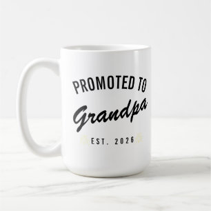 Promoted to Grandpa Est. 2026 Coffee Mug