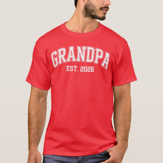 Promoted to Grandpa Est 2026 Grandpa Est 2026 frie T-Shirt