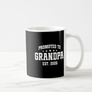Promoted To Grandpa Est. 2026 Grandparent Baby Ann Coffee Mug