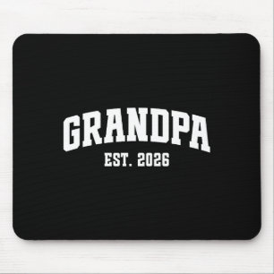 Promoted To Grandpa Est. 2026 Grandparent Baby Ann Mouse Mat