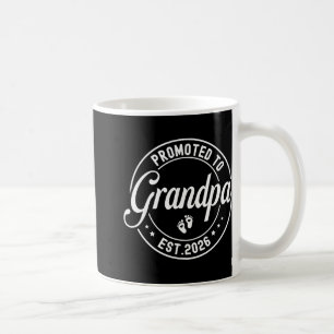 Promoted To Grandpa Est. 2026 Grandparents Baby An Coffee Mug