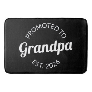 Promoted To Grandpa Est. 2026 I Bath Mat