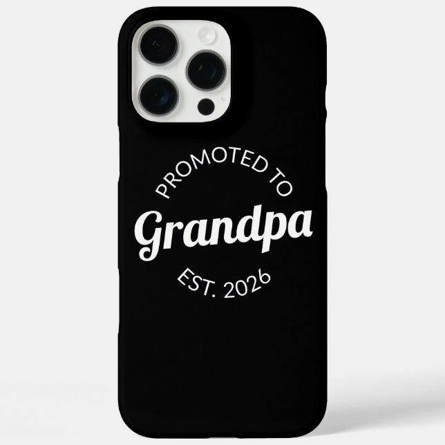 Promoted To Grandpa Est. 2026 I Case-Mate iPhone Case (Back)