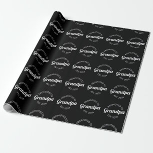 Promoted To Grandpa Est. 2026 I Wrapping Paper
