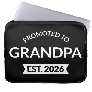 Promoted To Grandpa Est. 2026 II Laptop Sleeve