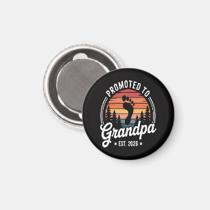 Promoted to Grandpa est. 2026 Magnet