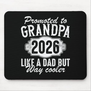 Promoted To Grandpa Est 2026 Soon To Be New Granda Mouse Mat