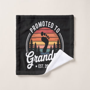 Promoted to Grandpa est. 2026 Wash Cloth
