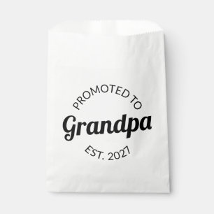 Promoted To Grandpa Est 2027 New Papa I Favour Bags