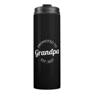 Promoted To Grandpa Est 2027 New Papa I Thermal Tumbler