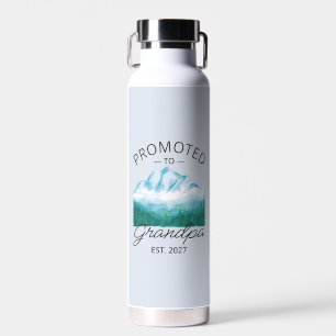 Promoted To Grandpa Est 2027 New Papa VI Water Bottle