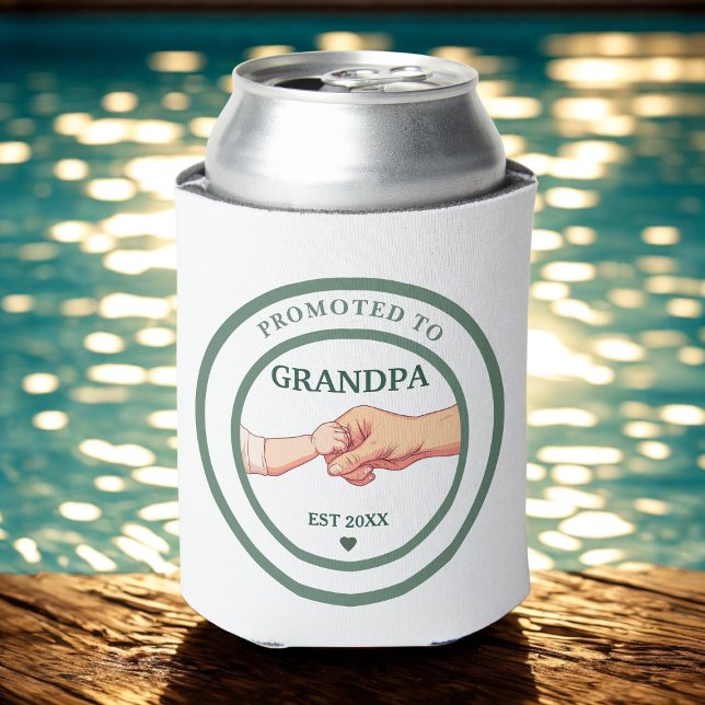 Promoted to Grandpa Est. 20XX Can Cooler (Creator Uploaded)